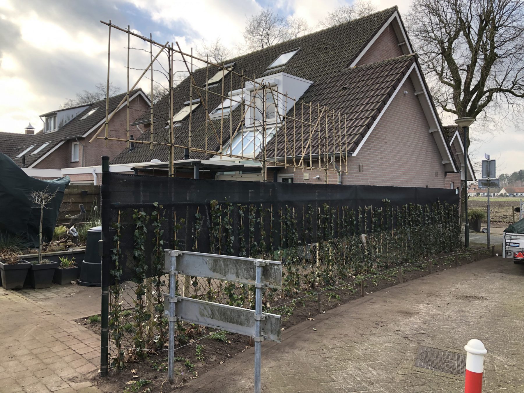 Tuinaanleg Boekel erfafscheiding
